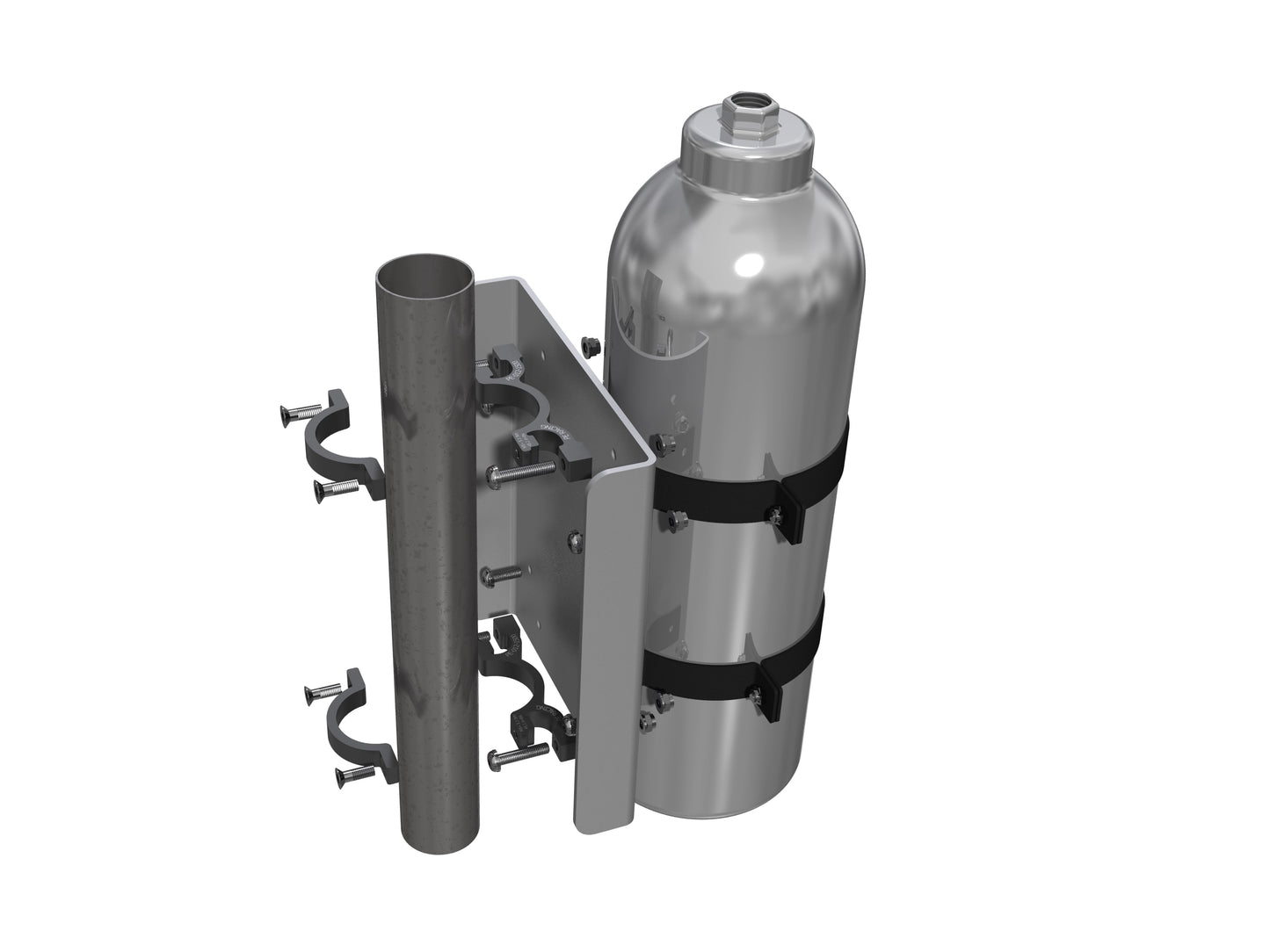 Tube to Panel Mounting Bracket Clamp