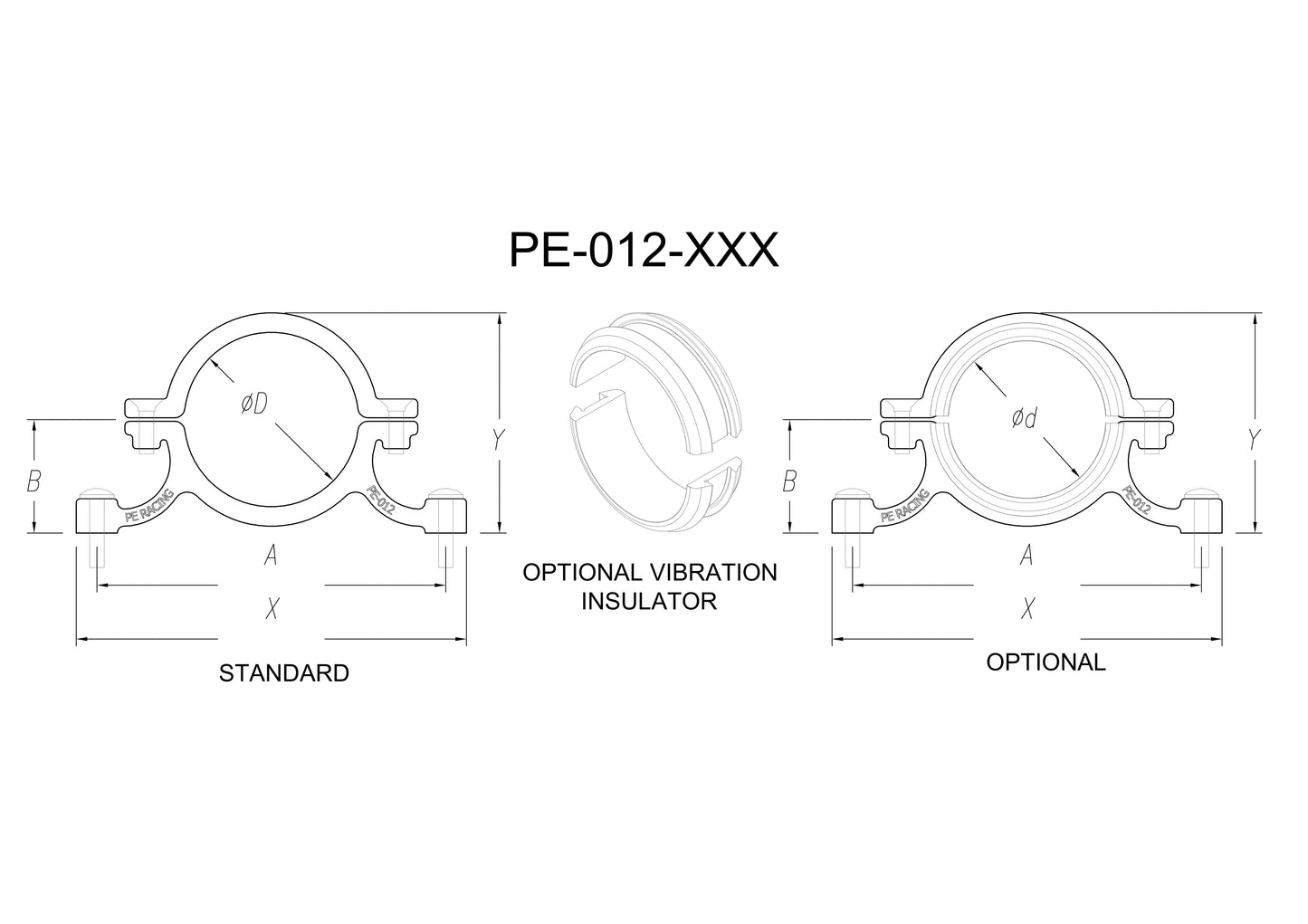 Tube to Panel Mounting Bracket Clamp