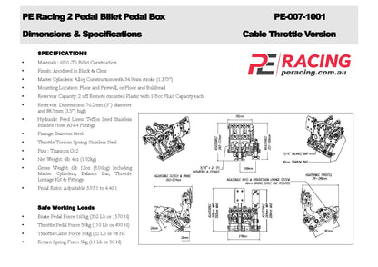 Auto 2 Pedal Box - Billet