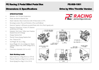 Auto 2 Pedal Box - Billet